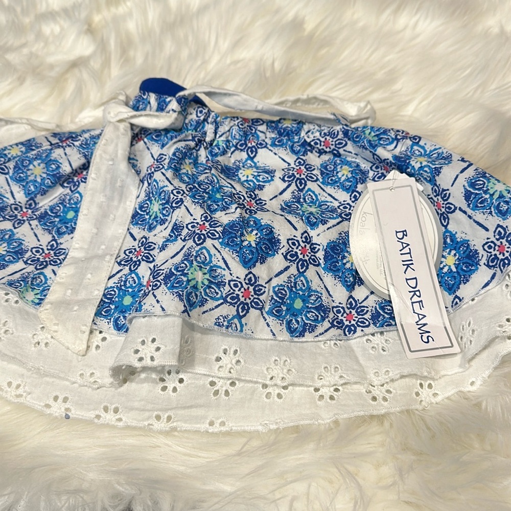 Koala Baby Blue Floral Skirt -New Size 9M